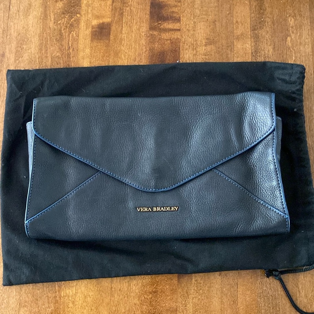Vera Bradley Leather shoulder bag with chain strap
